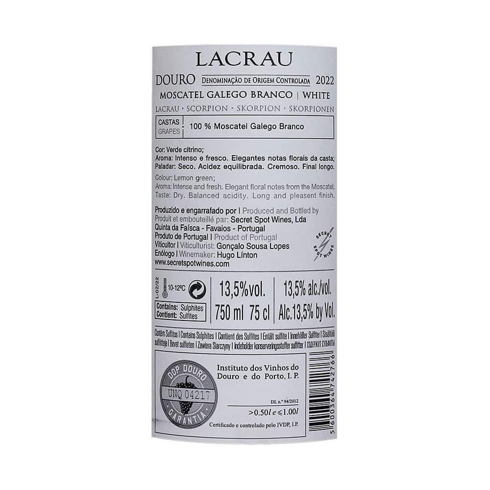 Lacrau Moscatel Galego Branco