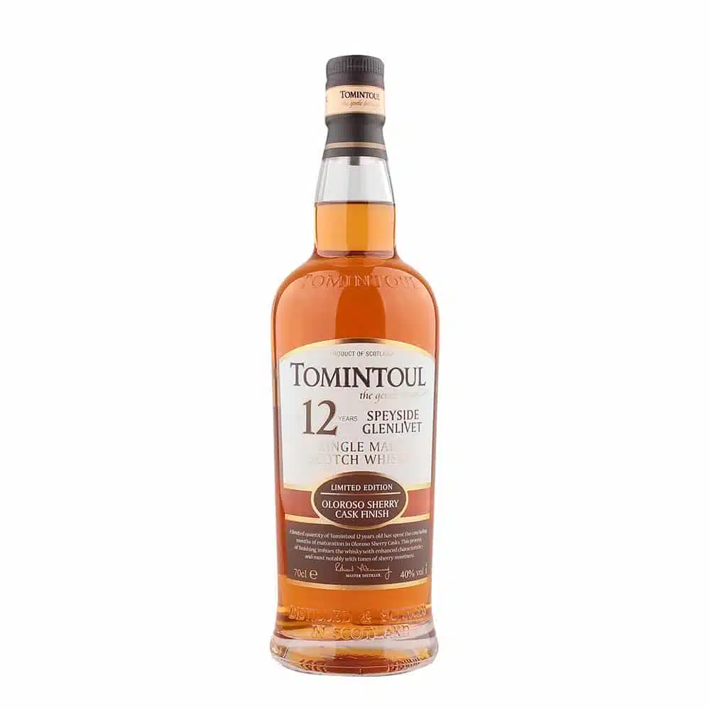 ウイスキー TOMINTOUL 12 Years Old 1L 43% Whisky Tomintoul 12 Anos - Cave Lusa