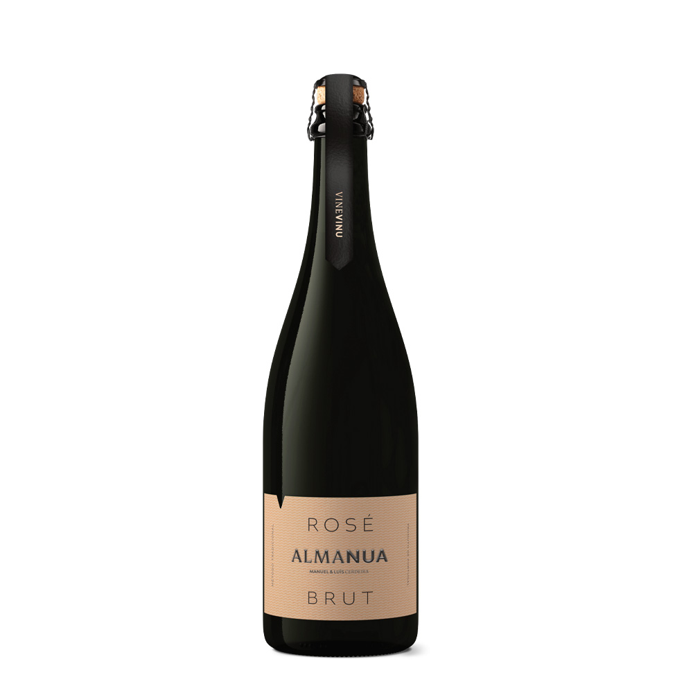 Almanua Rosé Brut Sparkling Wine Minho Vinevinu