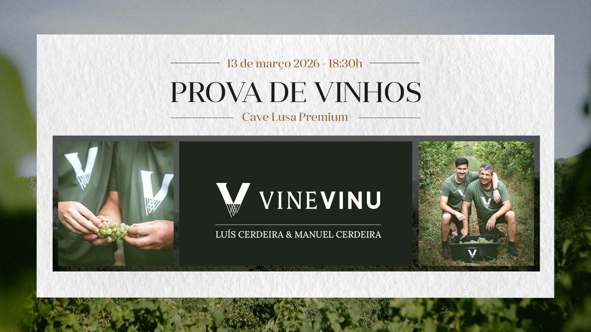 Vinevinu, prova comentada, Alvarinho, Região dos Vinhos Verdes, Cave Lusa Premium