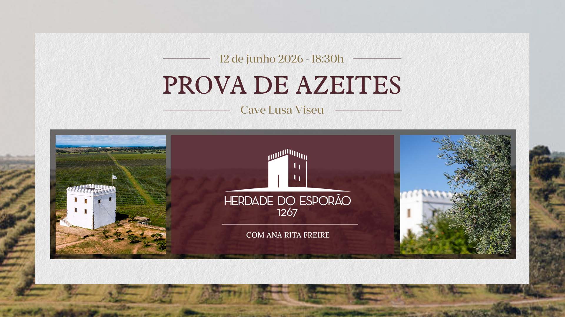 Prova Comentada de Azeite Herdade do Esporão
