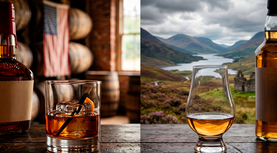 Bourbon Vs Scotch: Principais Diferenças