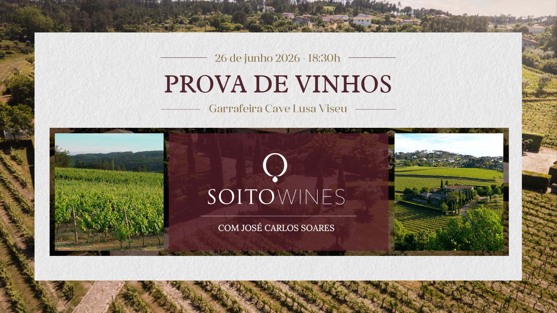 Prova de Vinhos Soito wines