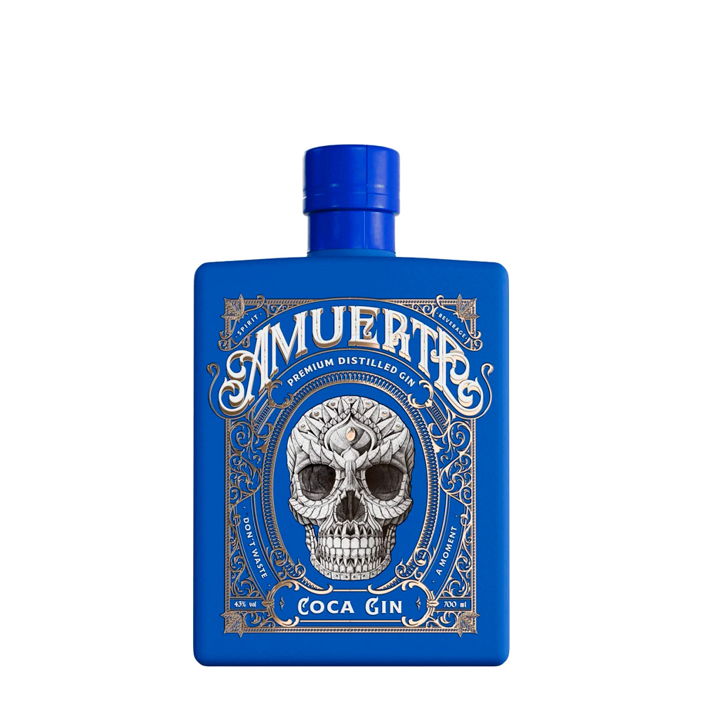 Gin Amuerte Coca Leaf Blue Edition